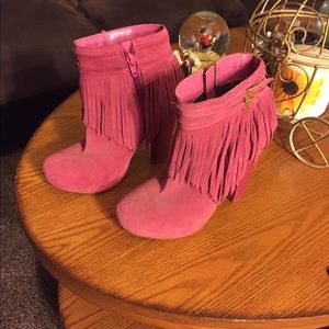 Andrea pink boots size 7 women